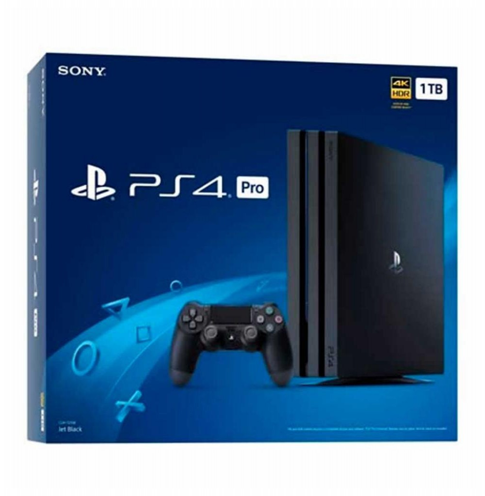 Console Sony Playstation 4 Pro 7215 - 1TB - Preto - Caixa Azul