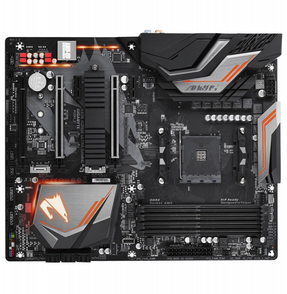 Placa Mãe Gigabyte X470 Aorus Ultra Gaming AMD Soquete AM4