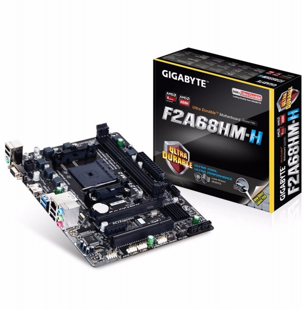 Placa Mãe Gigabyte FM2+ F2A68HM-H HDMI/VGA/USB3.0