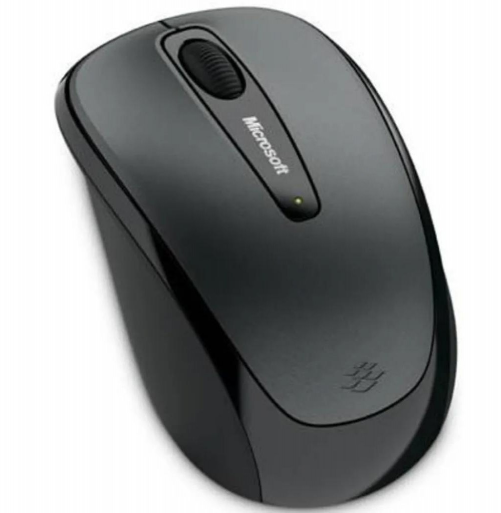 Mouse Microsoft 3500 Sem Fio Cinza USB GMF-00380