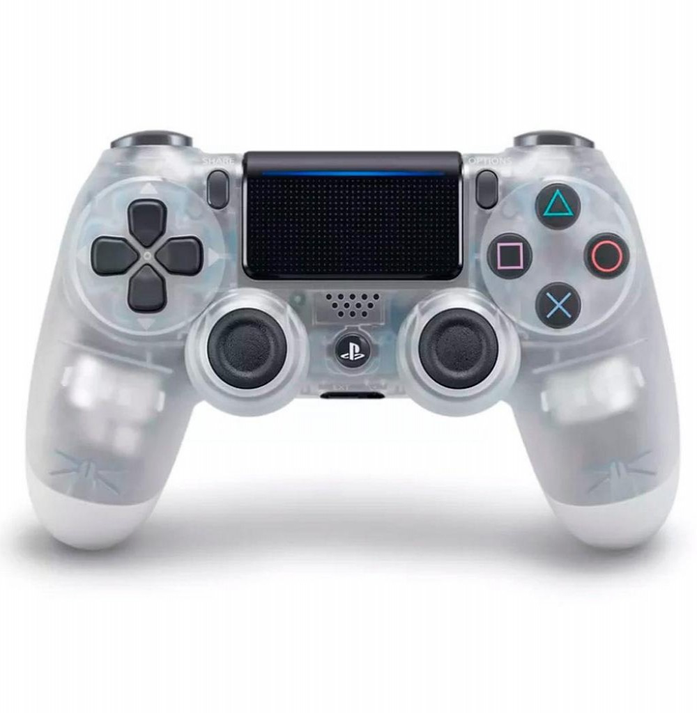 Controle Sony Sem Fio Dualshock PS4 Crystal