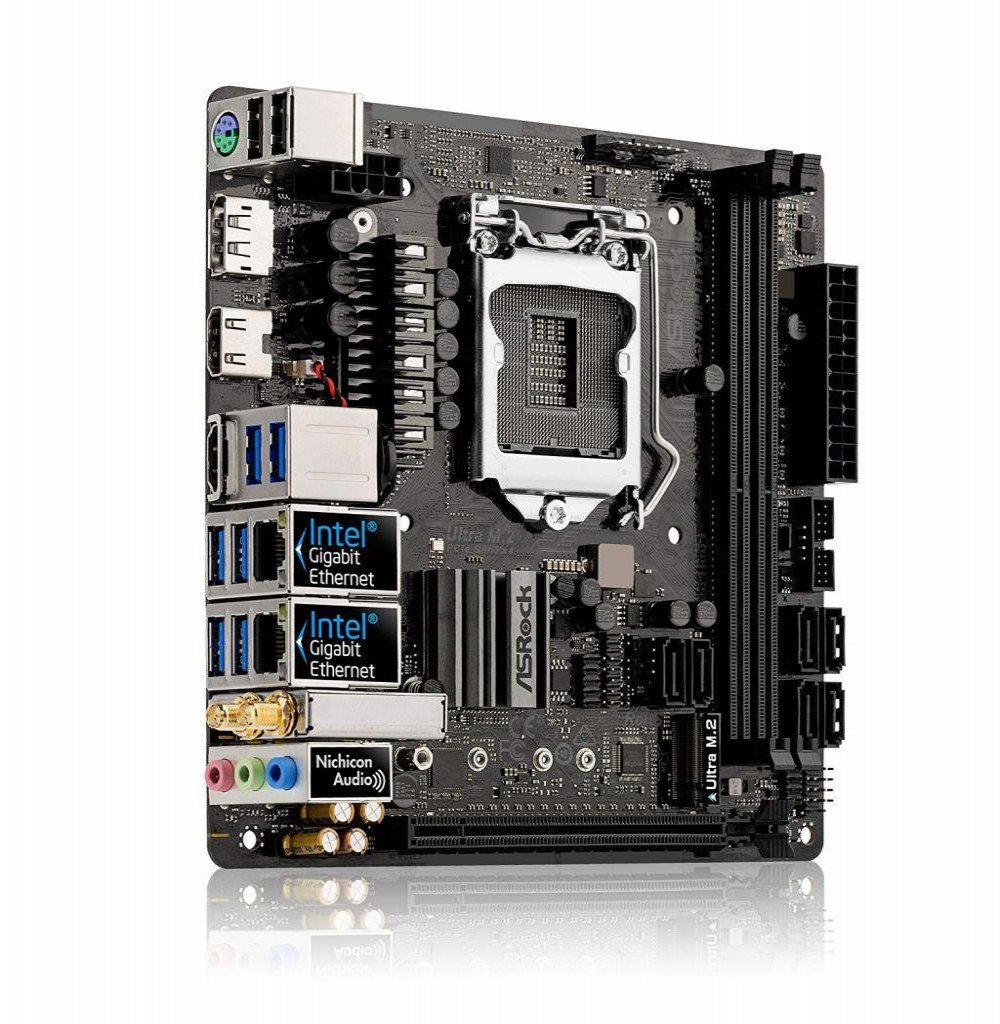 Placa Mãe Asrock LGA1151 Z370M-Itx/Ac Wifi M.2/HDMI