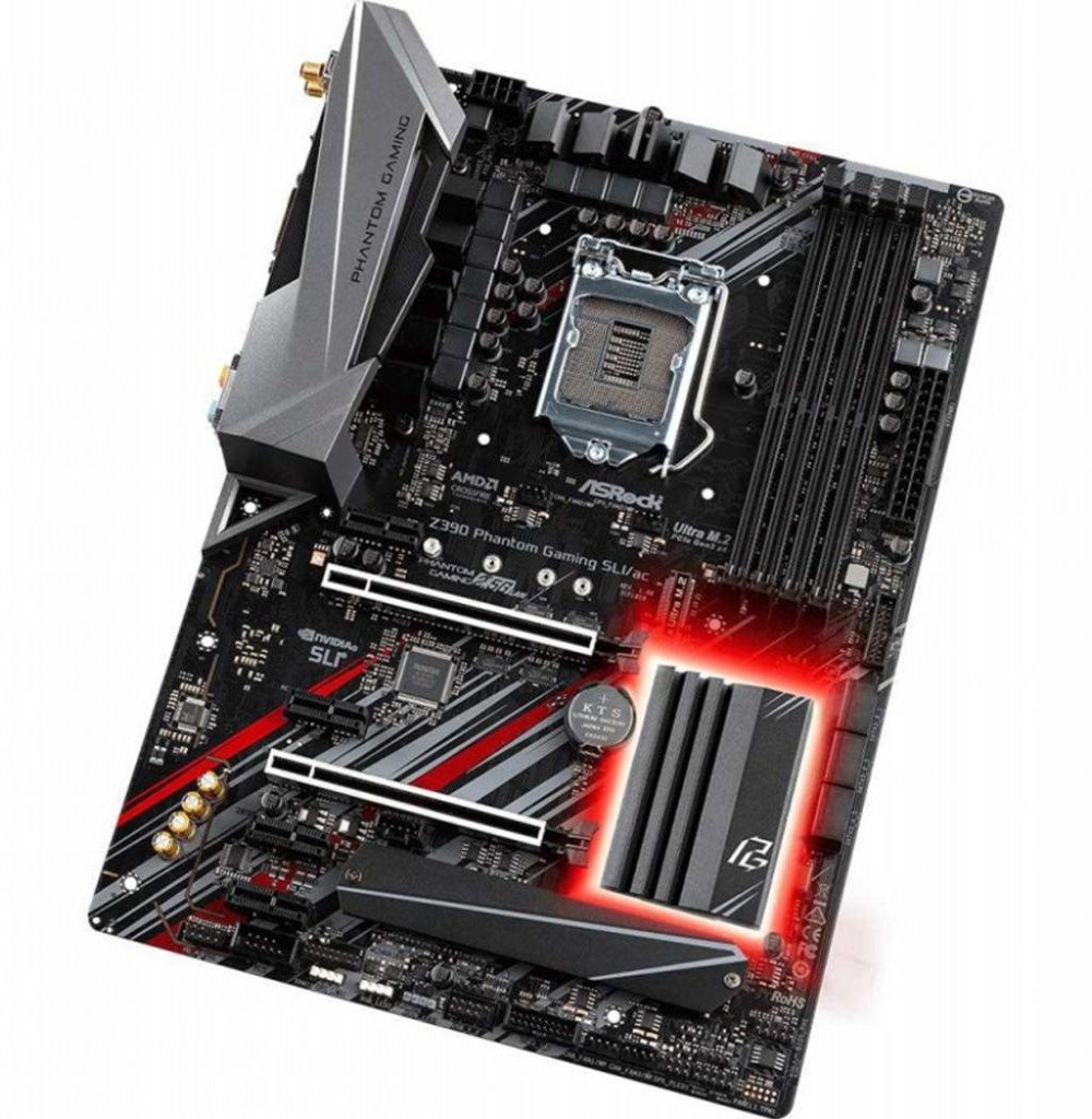 Placa Mãe Asrock LGA1151 Z390 Phantom Gaming Sli/Ac