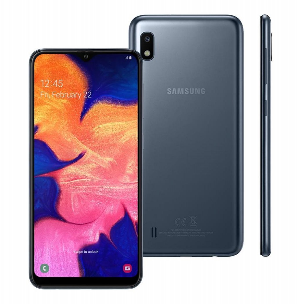 Celular Samsung A10 SM-A105M/DS 32GB (2019) Preto PY/BR