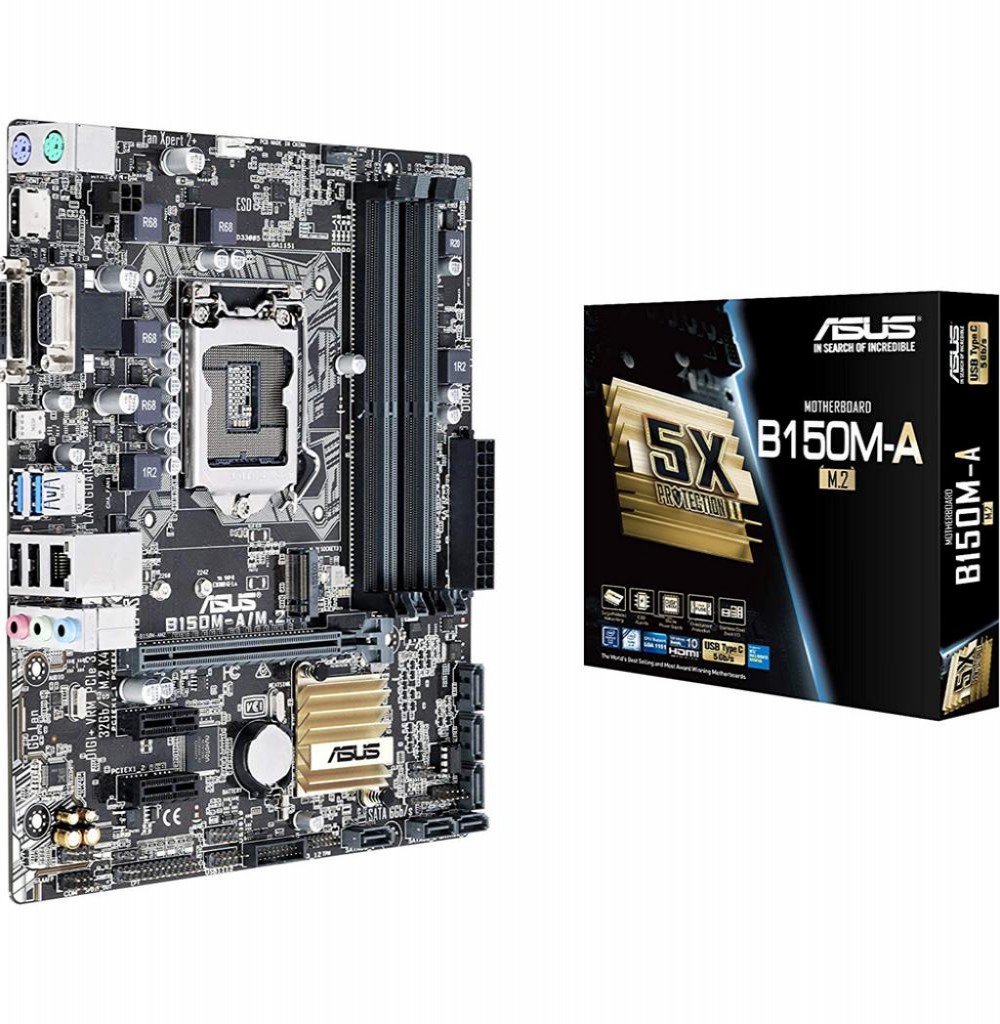 Placa Mãe Asus B150M-A M.2 Intel Soquete LGA 1151