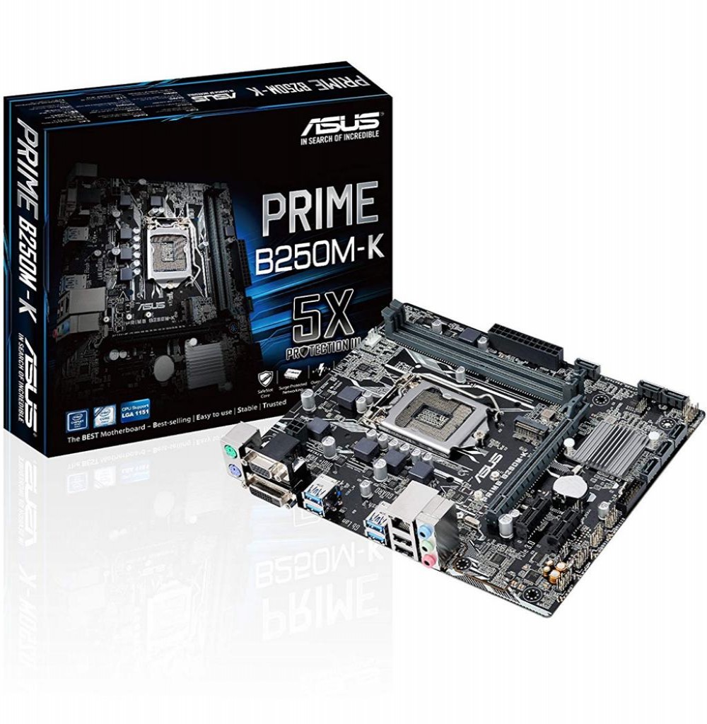 Placa Mãe Asus Para Intel 1151 PRIME B250M-K