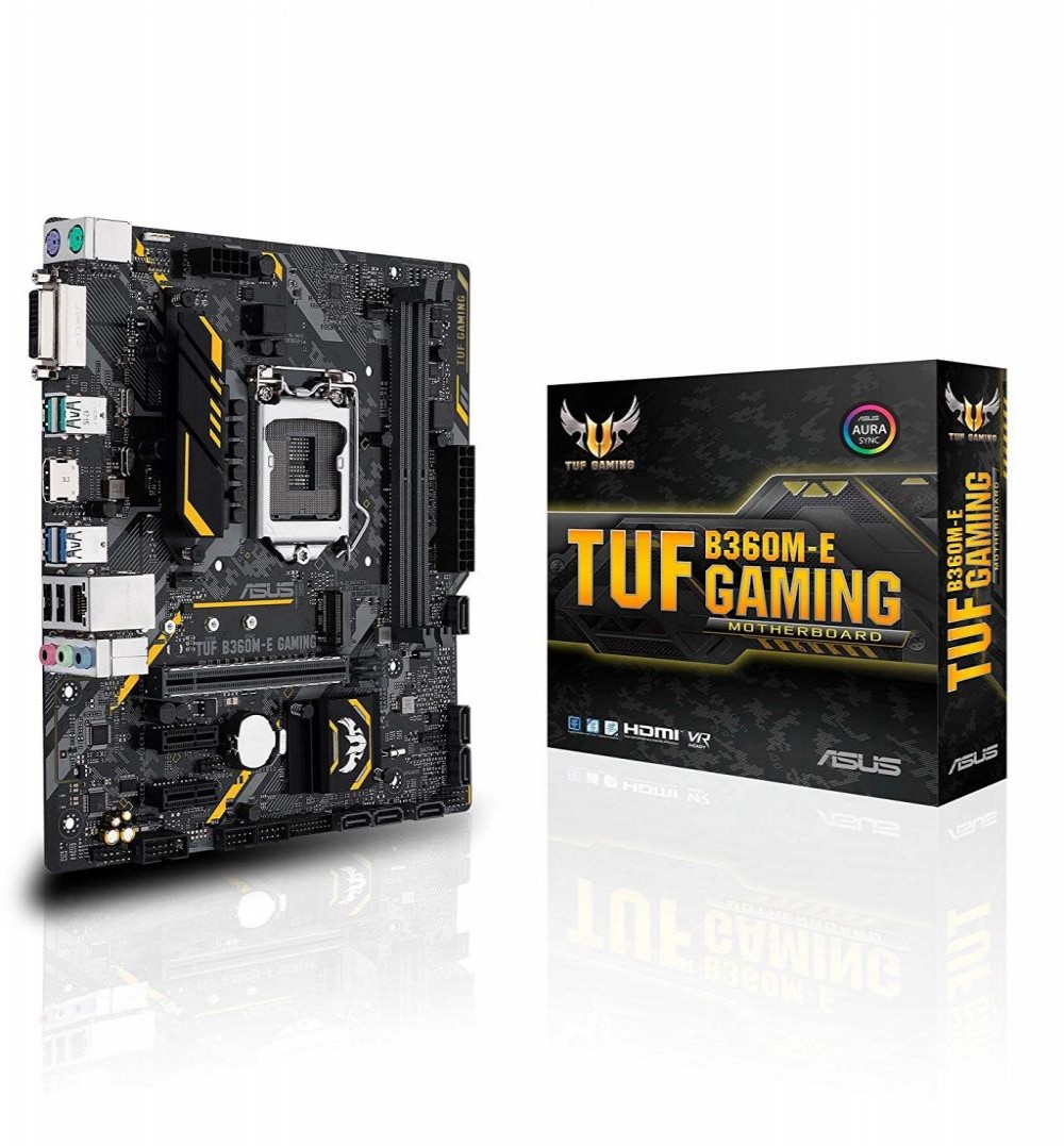 Placa Mãe Asus Tuf B360M-E Gaming LGA1151/2xDDR4/PCI-E/DVI-D/HDMI/SATA