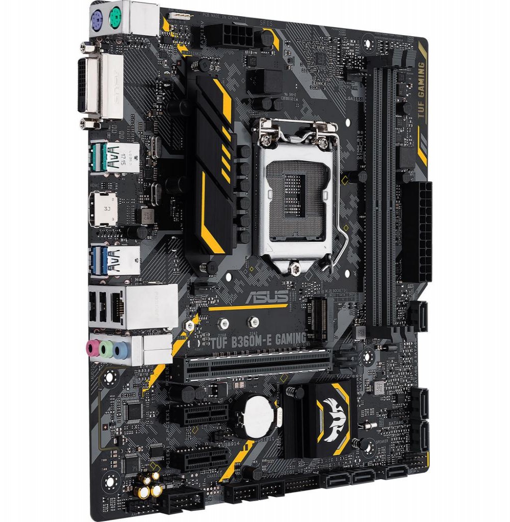 Placa Mãe Asus Tuf B360M-E Gaming LGA1151/2xDDR4/PCI-E/DVI-D/HDMI/SATA