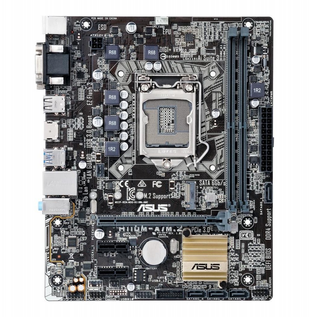 Placa Mãe Asus H110M-A Socket LGA1151 - até 2 DDR4