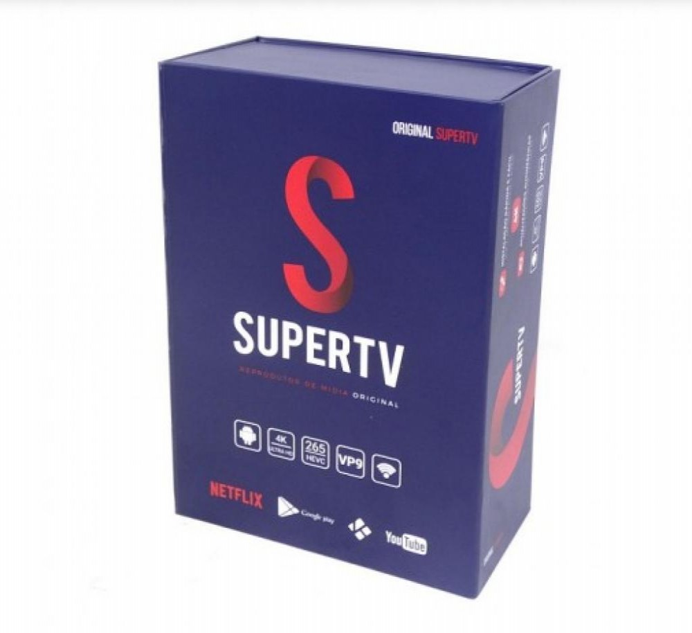 Receptor Digital IPTV SuperTV Azul X Edition 4K 1GB RAM