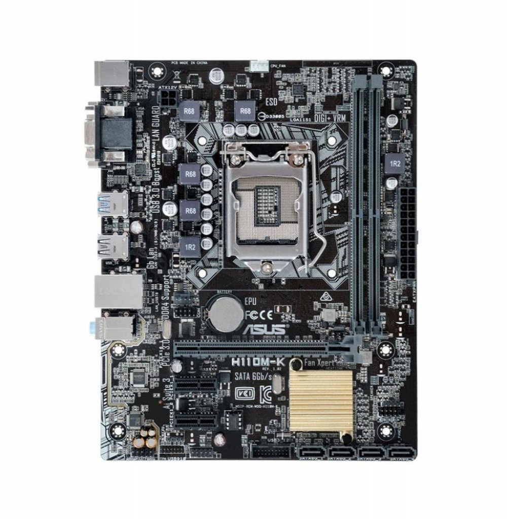 Placa Mãe Asus H110M-K Socket LGA 1151 - até 2 DDR4