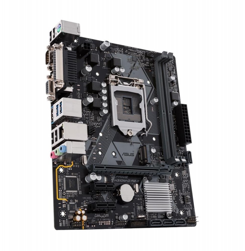 Placa Mãe Asus Prime H310M-D R2.0 LGA1151/2xDDR4/PCI-E/M.2/COM/LPT/D-Sub/HDMI/SATA