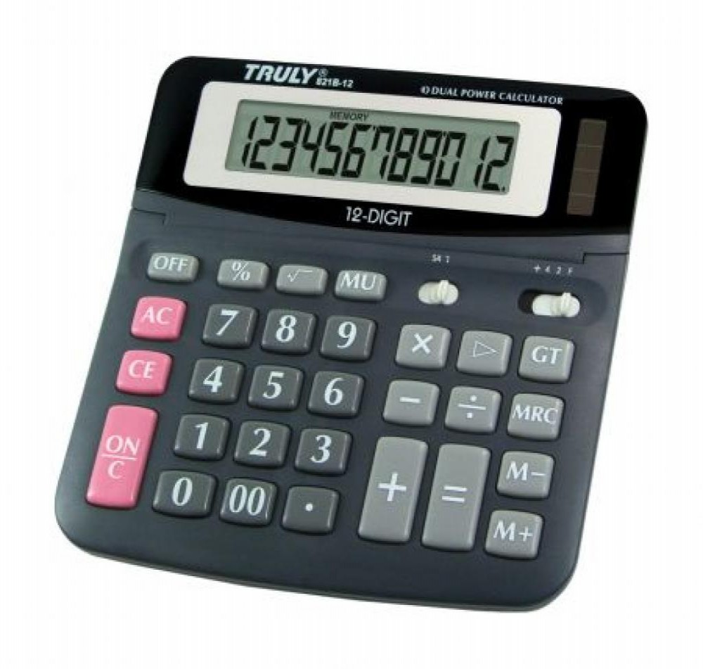 Calculadora Truly 6001 12 Dígitos Média