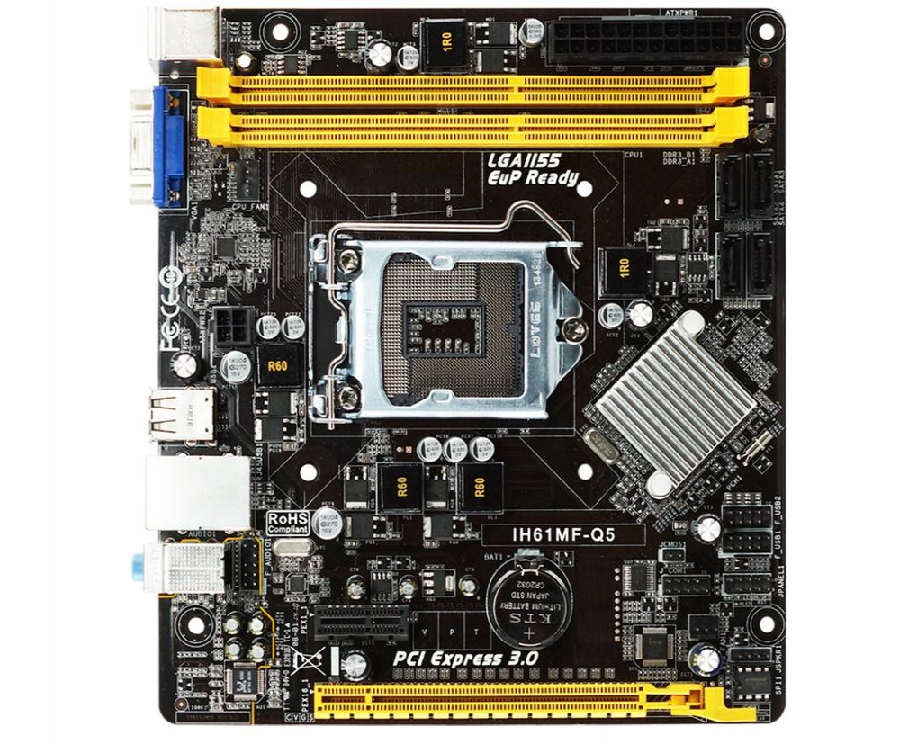 Placa Mãe Supox Ih61mf-q5 Lga1155/2xddr3/pci-vga-usb-sata