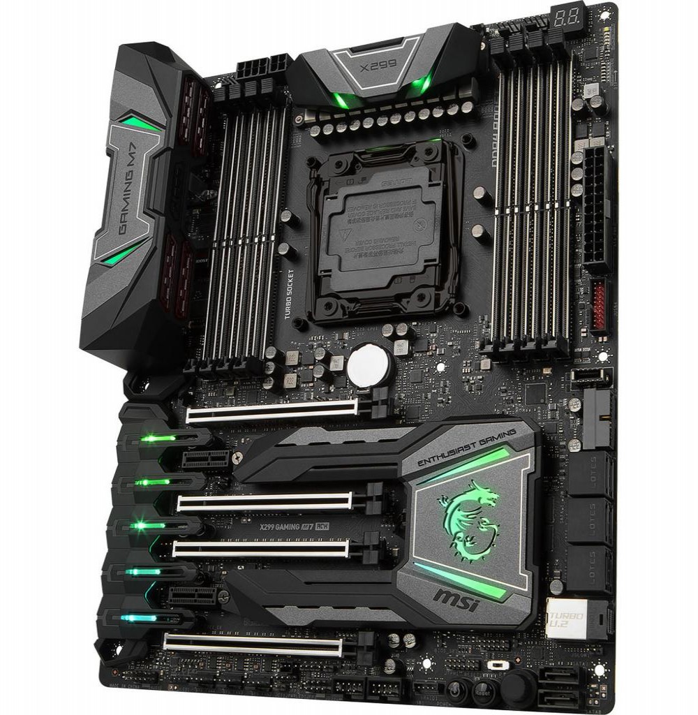 Placa Mãe Msi X299 Gaming M7 Ack Lga 2066 Intel X299 6gb/s