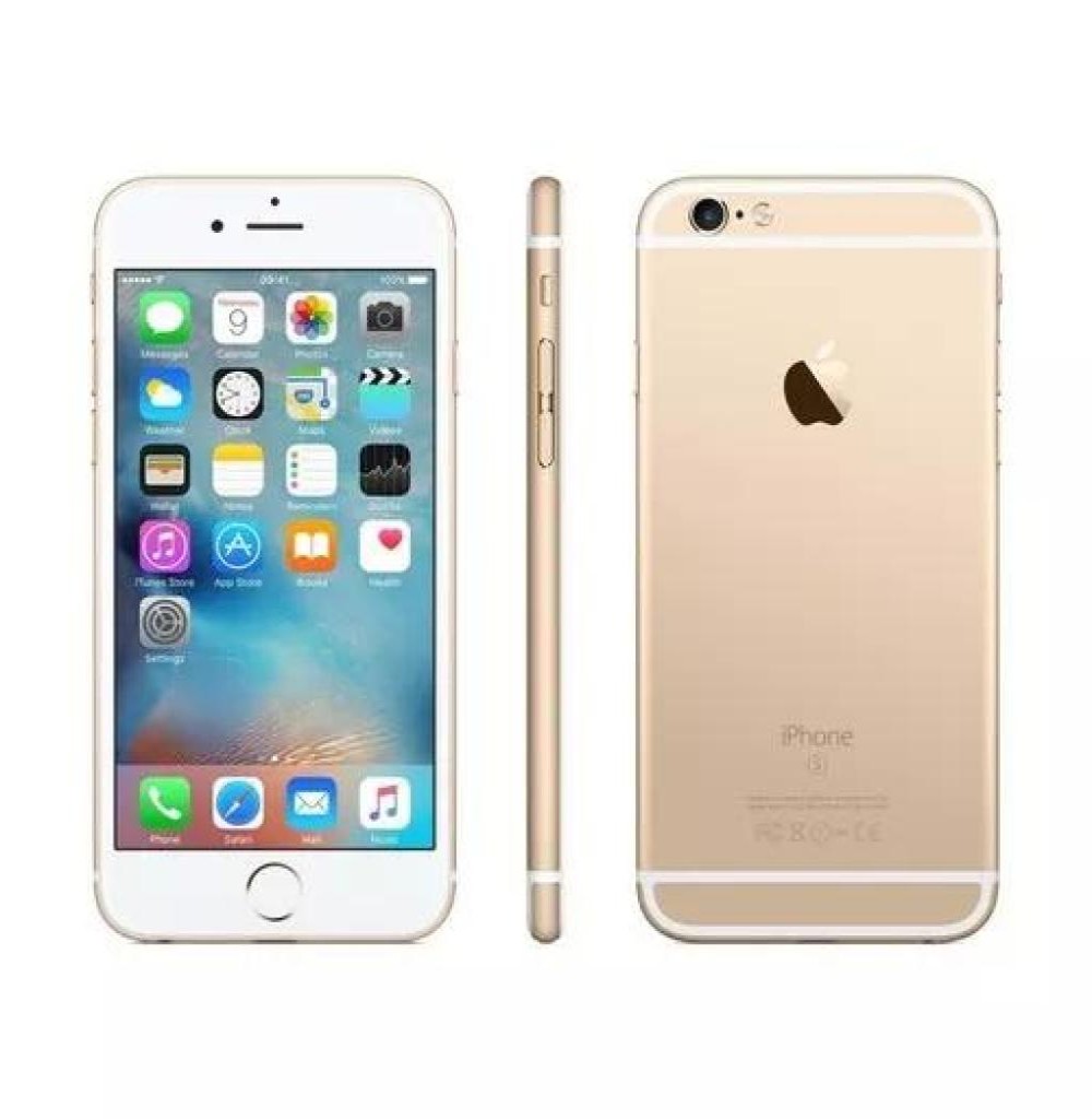 Celular Apple Iphone 6S 64GB A1688 Gold Recon Fábrica CP