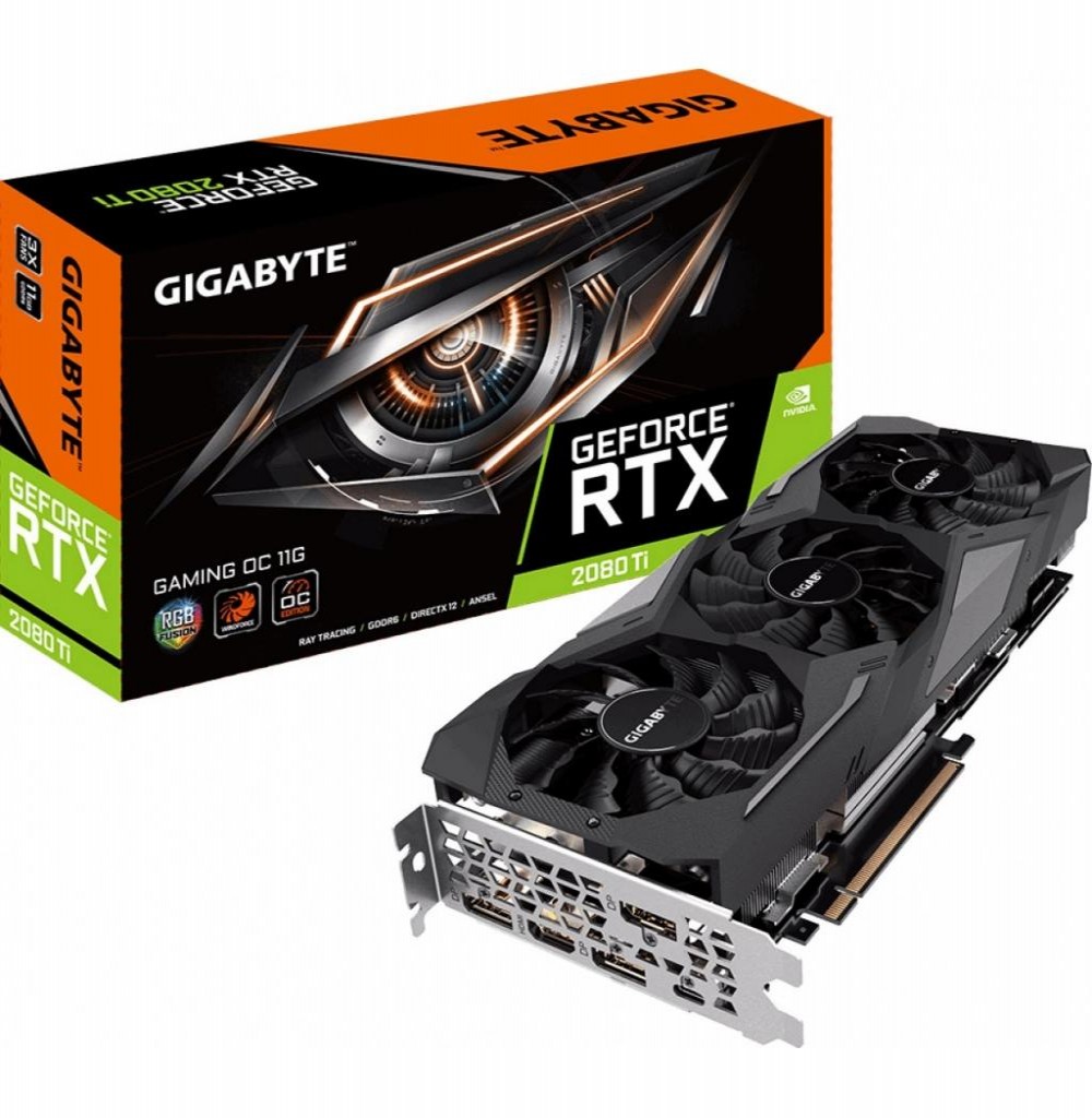 Placa de Vídeo 11GB EXP. GF-RTX2080TI Gigabyte OC VGA