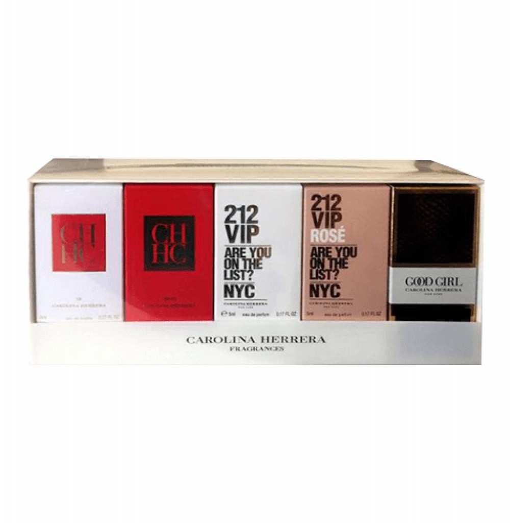 Kit Carolina Herrera 5 Miniaturas Feminino