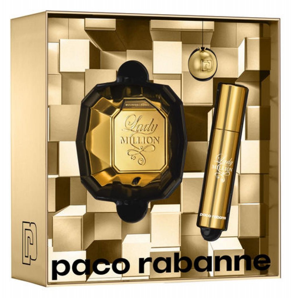 Kit Paco Rabanne Lady Million 80ML+ Mini Lata