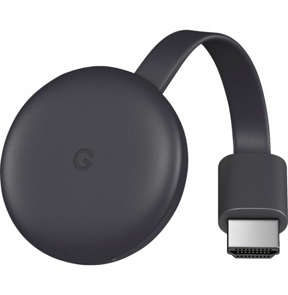 Chromecast 3 Google Full HD com Wi-Fi/HDMI - Preto