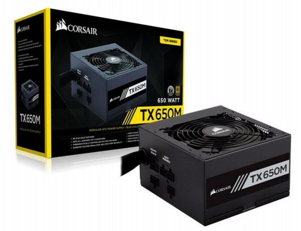 Fonte Corsair TX650M 80 Plus Gold 650W