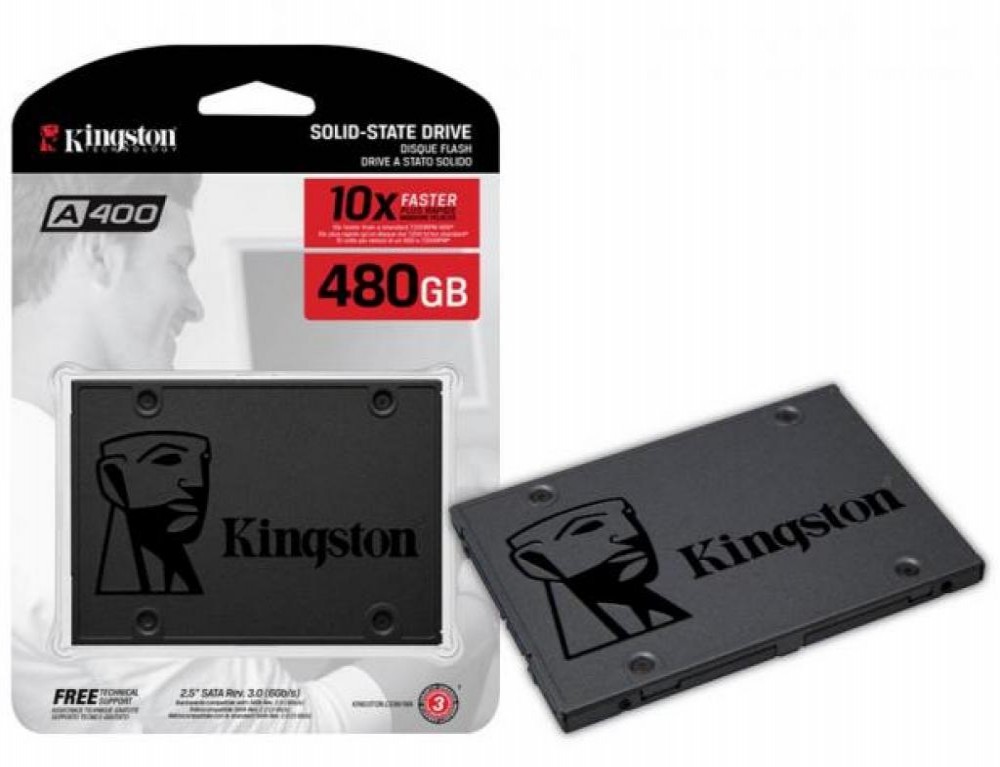 HD Kingston SA400S37 SSD SATA3 480GB 2.5" 