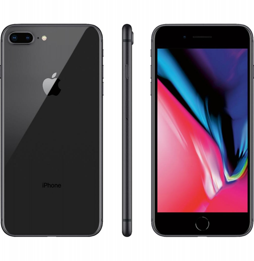 Apple iPhone 8 Plus A1897 BZ 64GB Tela Retina 5.5" 12MP/7MP iOS - Cinza Espacial