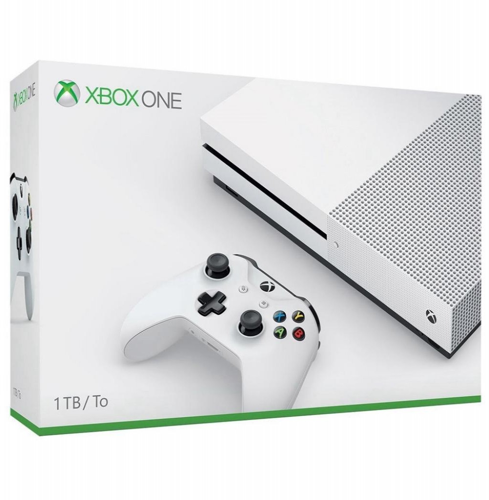  Console Microsoft Xbox One S 1TB - Branco