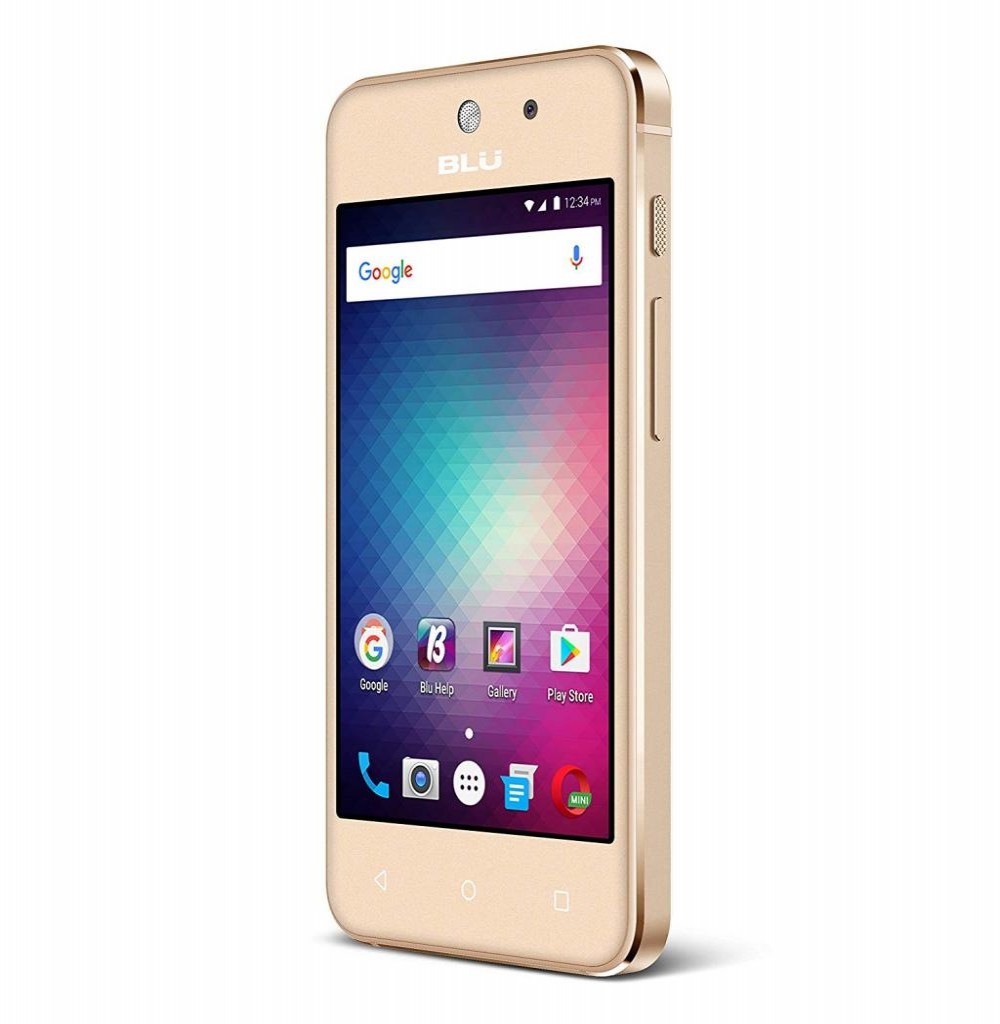 Smartphone BLU VIVO 5 Mini V051EQ Dual SIM 8GB Tela 4.0" 5MP/3.2MP OS 7.0 - Dourado