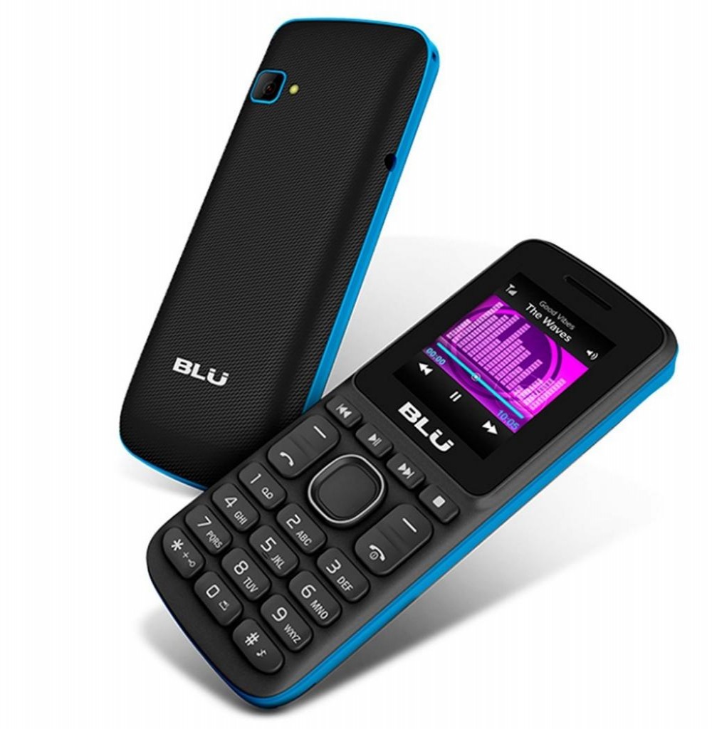 Celular Blu Z3 M Z150 GSM Dual SIM Tela 1.8" + Slot para Micro SD - Preto/Azul