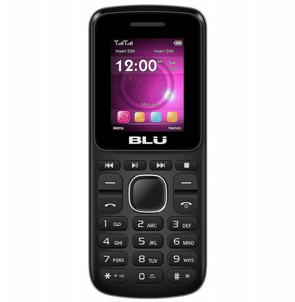 Celular Blu Z3 M Z150 GSM Dual SIM Tela 1.8" + Slot para Micro SD - Preto/Grafite 