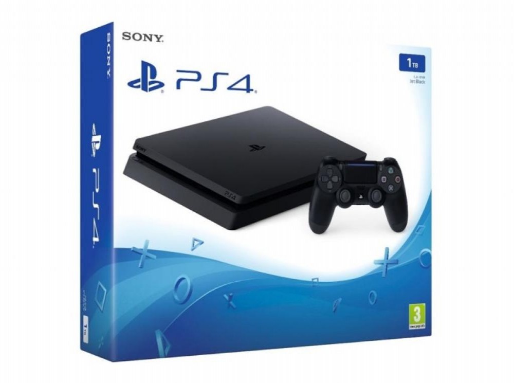 Console Play Station 4 1TB CHU2218B Caixa Azul Novo