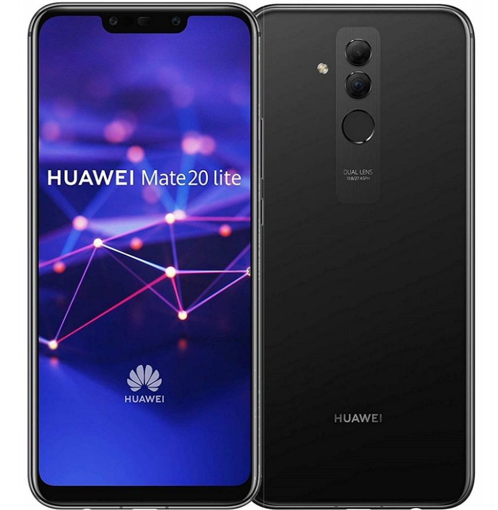 Smartphone Huawei Mate 20 Lite SNE-LX3 Dual SIM 64GB 6.3" 20+2MP/24+2MP OS 8.1.0 - Preto