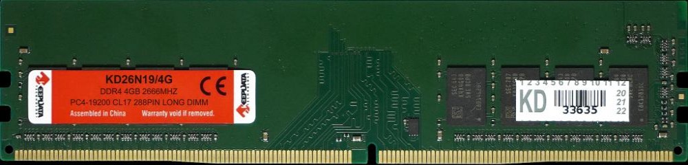Memória Keepdata KD26N19/4G DDR4 4GB 2666