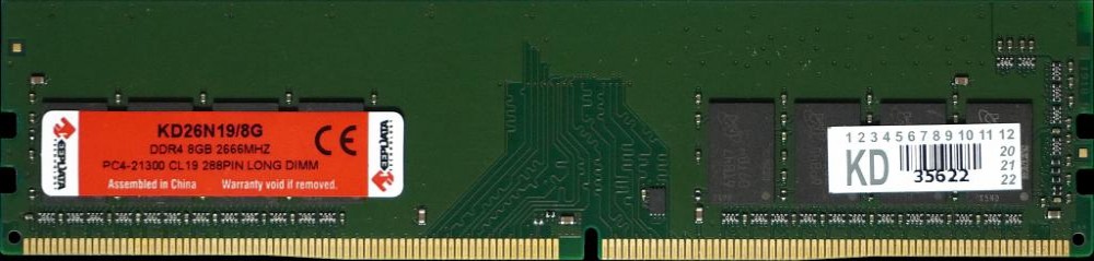 Memória Ram KeepData KD26N19/8G DDR4 8GB 2666