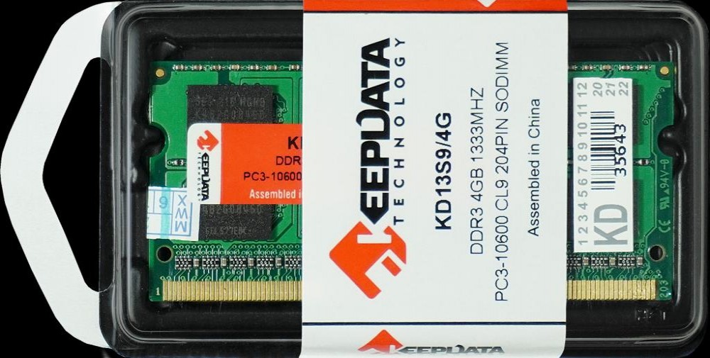 Memória Para Notebook Keepdata KD13S9/4G DDR3 4GB 1333MHZ 