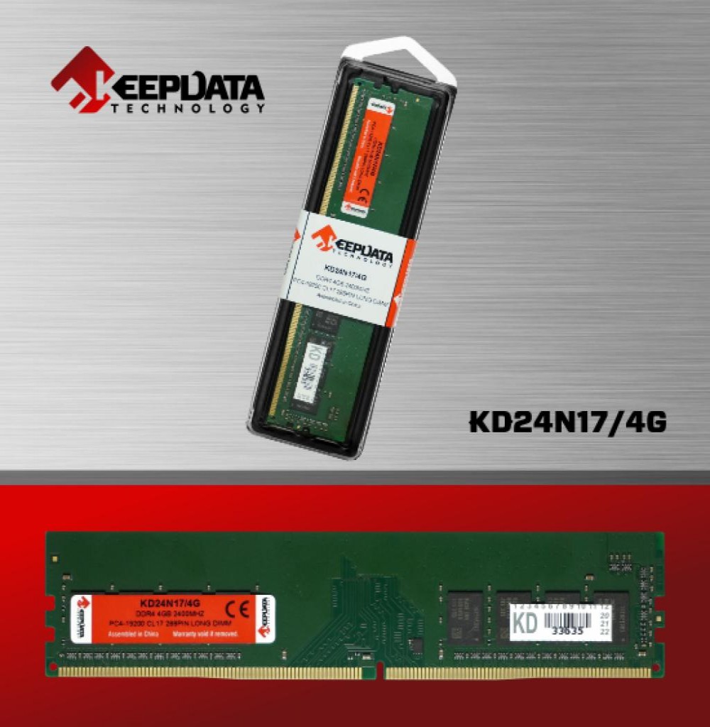 Memória Ram KeepData KD24N17/4G DDR4 4GB 2400