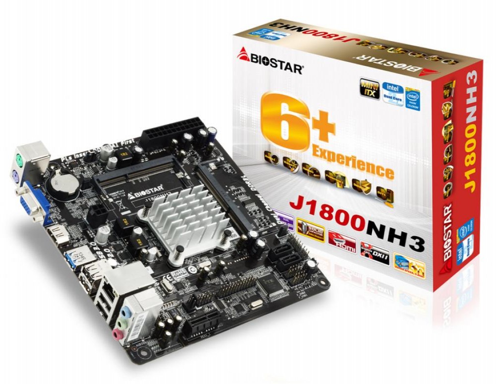 Placa-Mãe+CPU Biostar J1800NH3