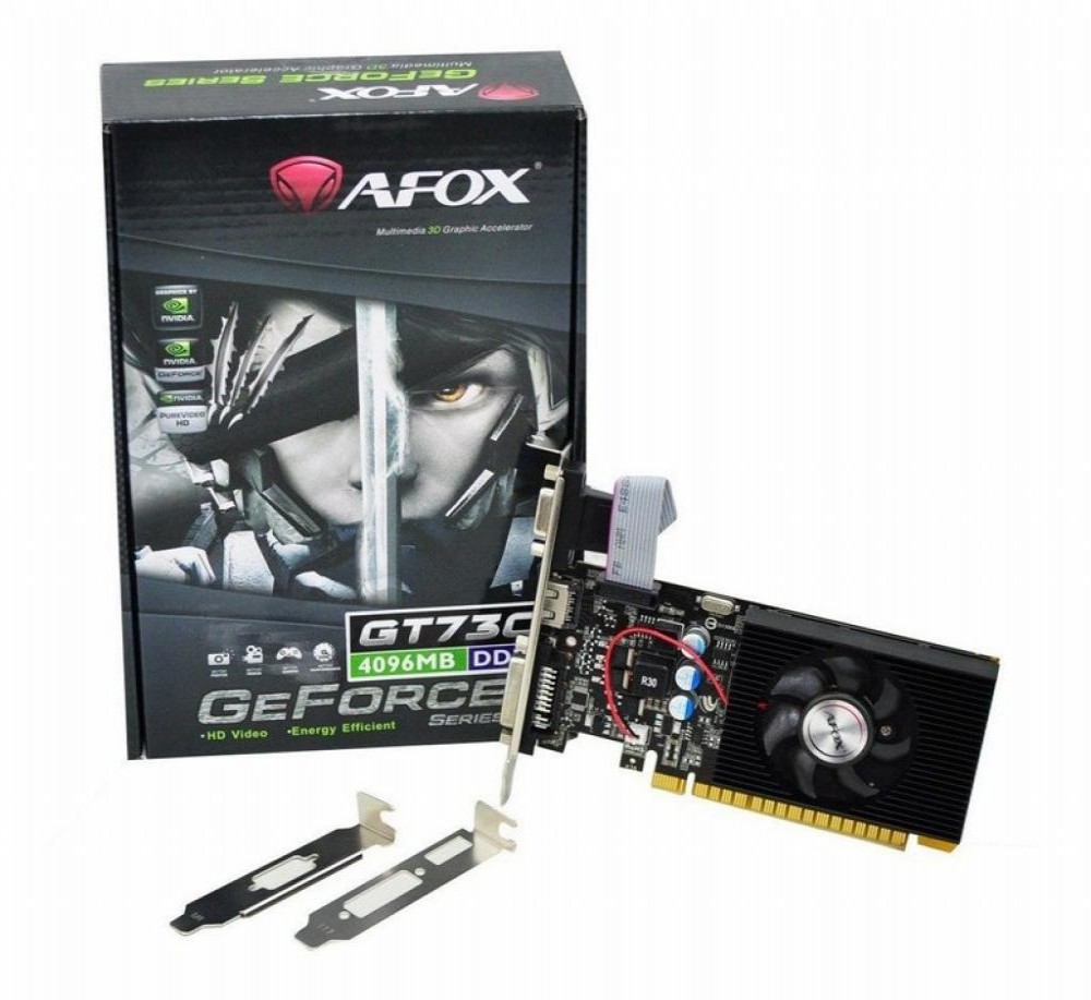 Placa de Vídeo Afox EXP. GF-GT730 DDR3 2GB