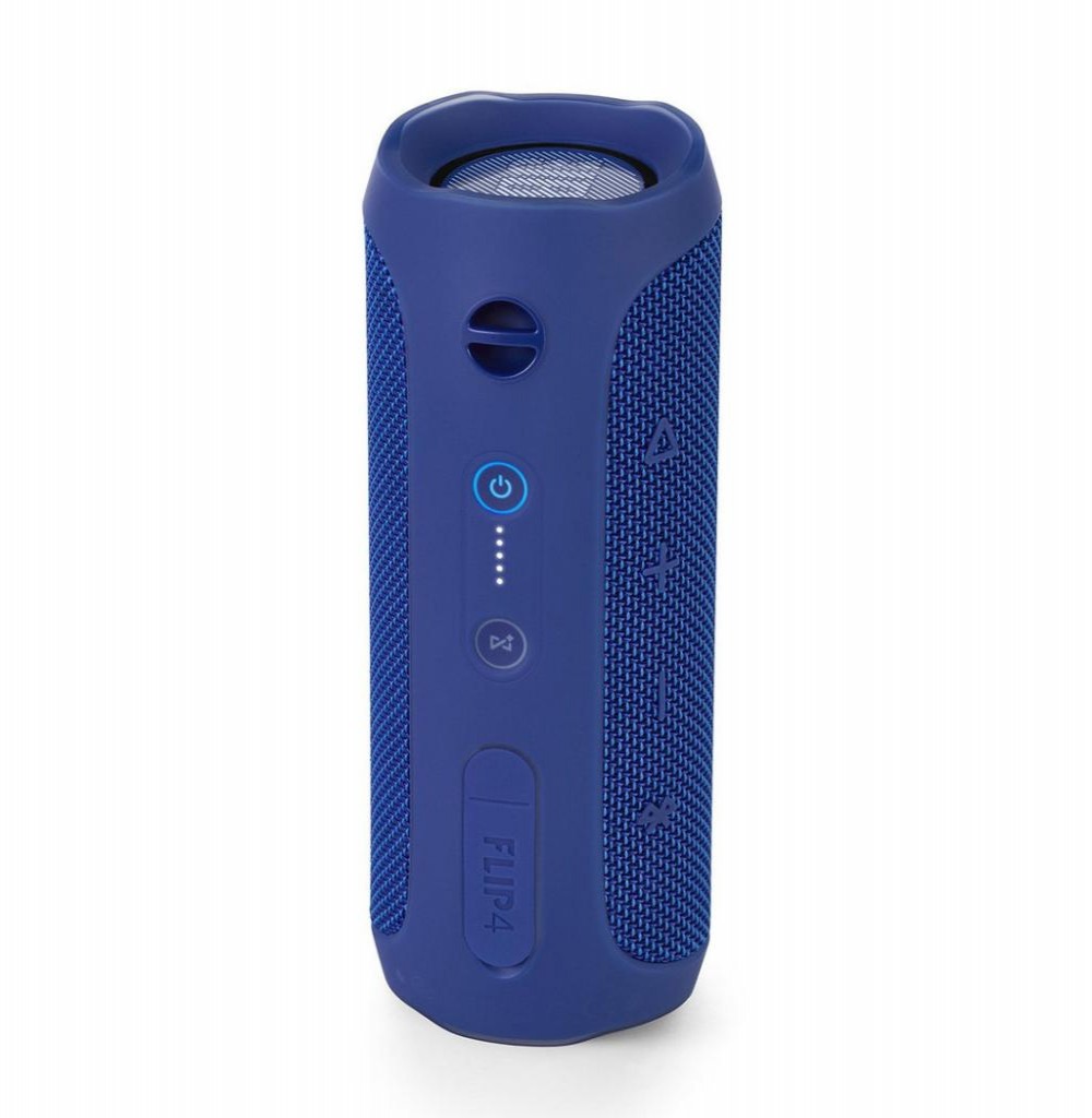 Speaker JBL Flip 4 16W com Bluetooth/Auxiliar Bateria 3000 mAh - Azul