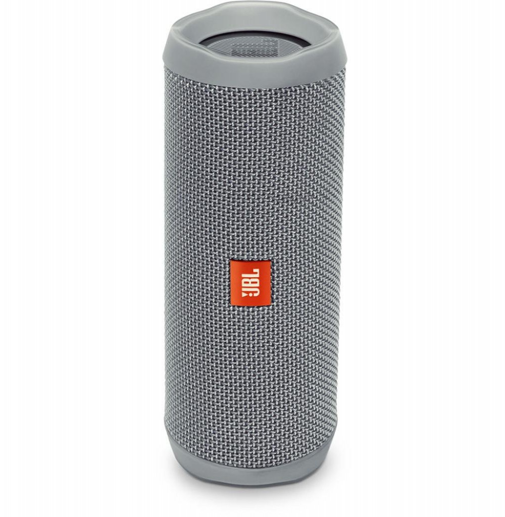 Speaker JBL Flip 4 16W com Bluetooth/Auxiliar Bateria 3000 mAh - Cinza 