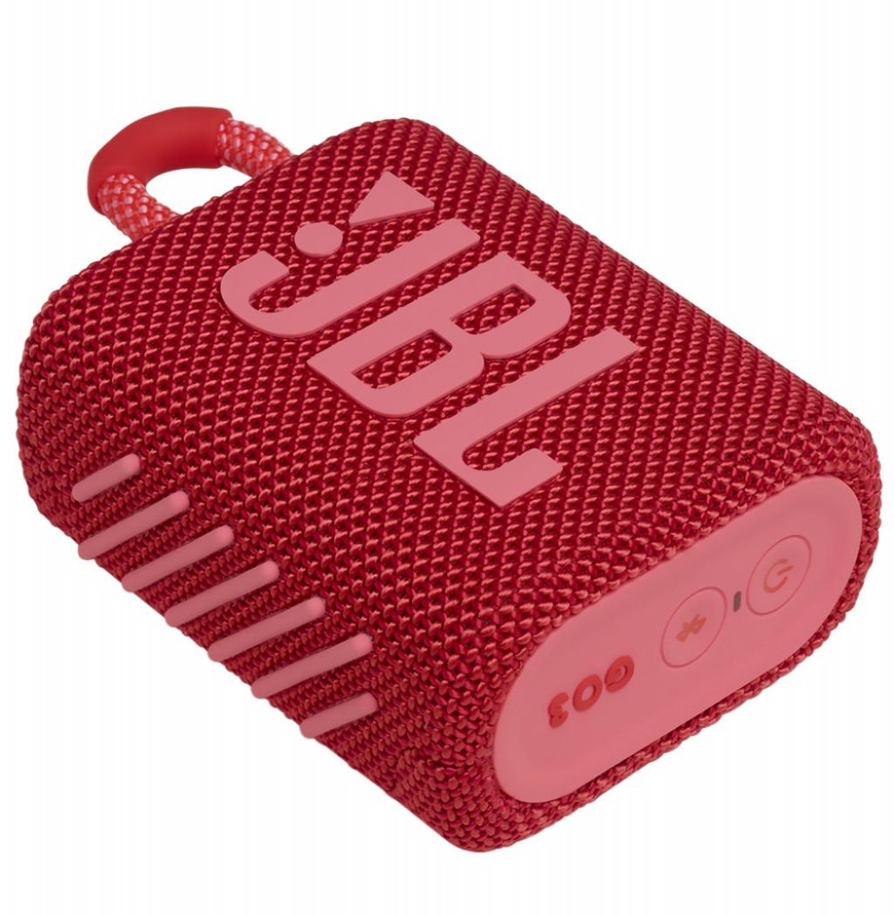 Caixa de Som JBL Go 3 BT Vermelho