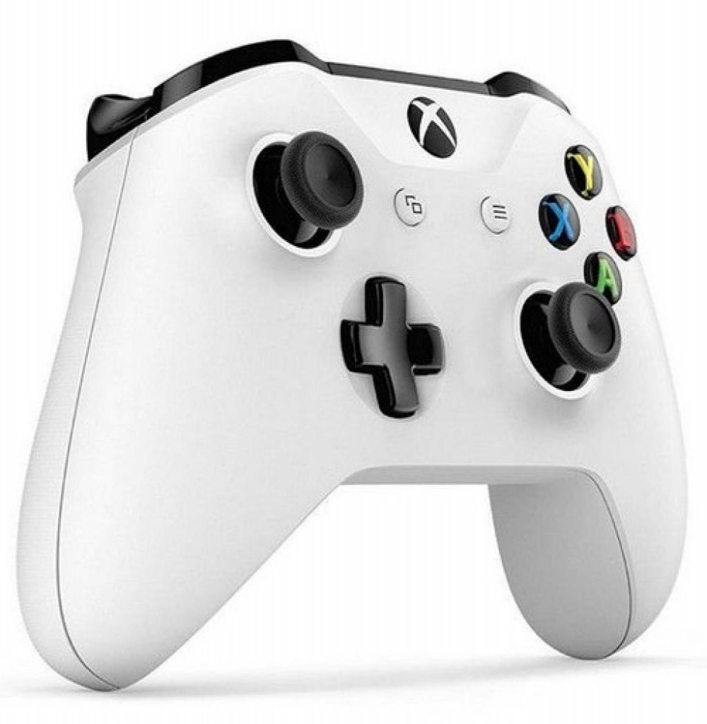 Controle Microsoft Xbox One S Wireless Branco/Camuflado