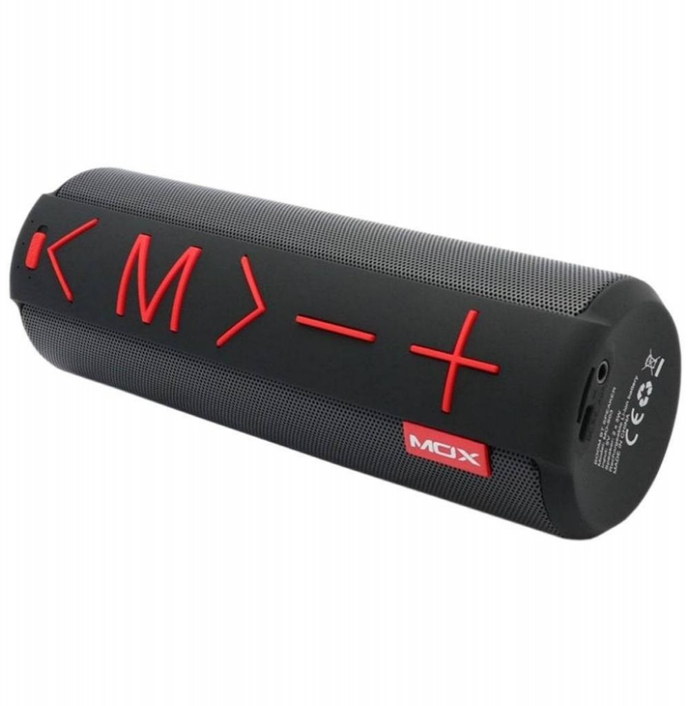 Speaker MOX MO-S03 com Bluetooth/Auxiliar/USB Bateria de 1.200 mAh - Cinza