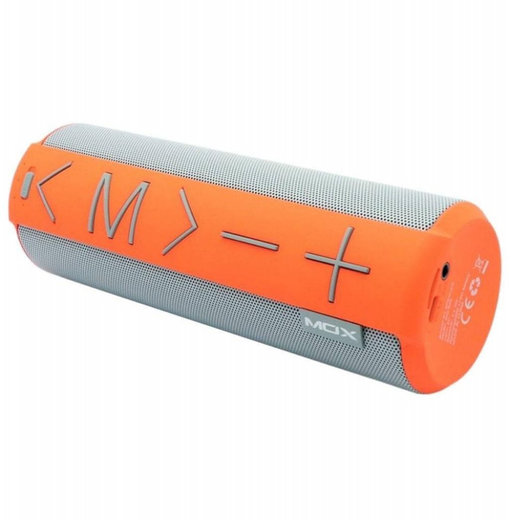 Speaker MOX MO-S03 com Bluetooth/Auxiliar/USB Bateria de 1.200 mAh - Laranja 