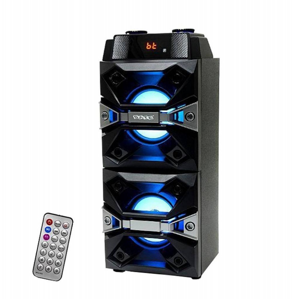 Caixa Karaokê Satellite AS2505 4" 8W com Bluetooth/USB/SD/FM Preto