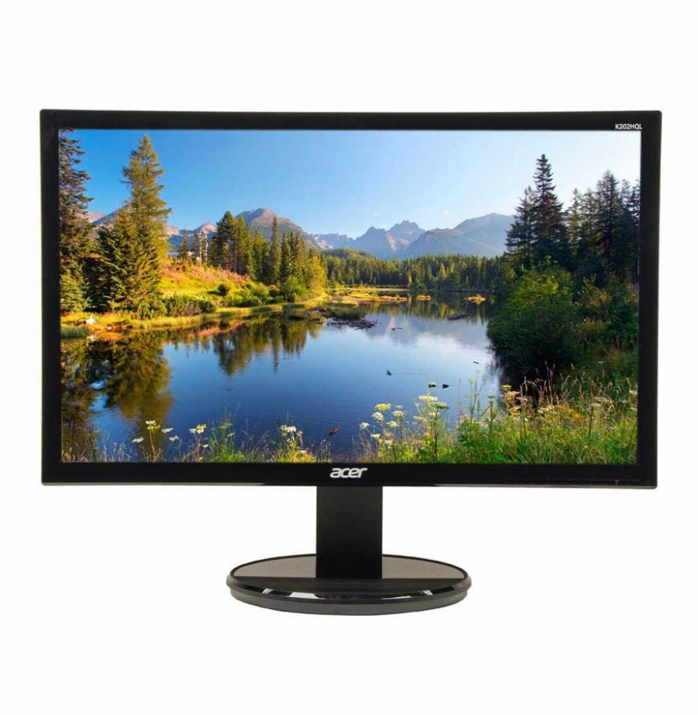 Monitor LED de 21.5" Acer K222HQL Full HD com HDMI/VGA/DVI Bivolt - Preto