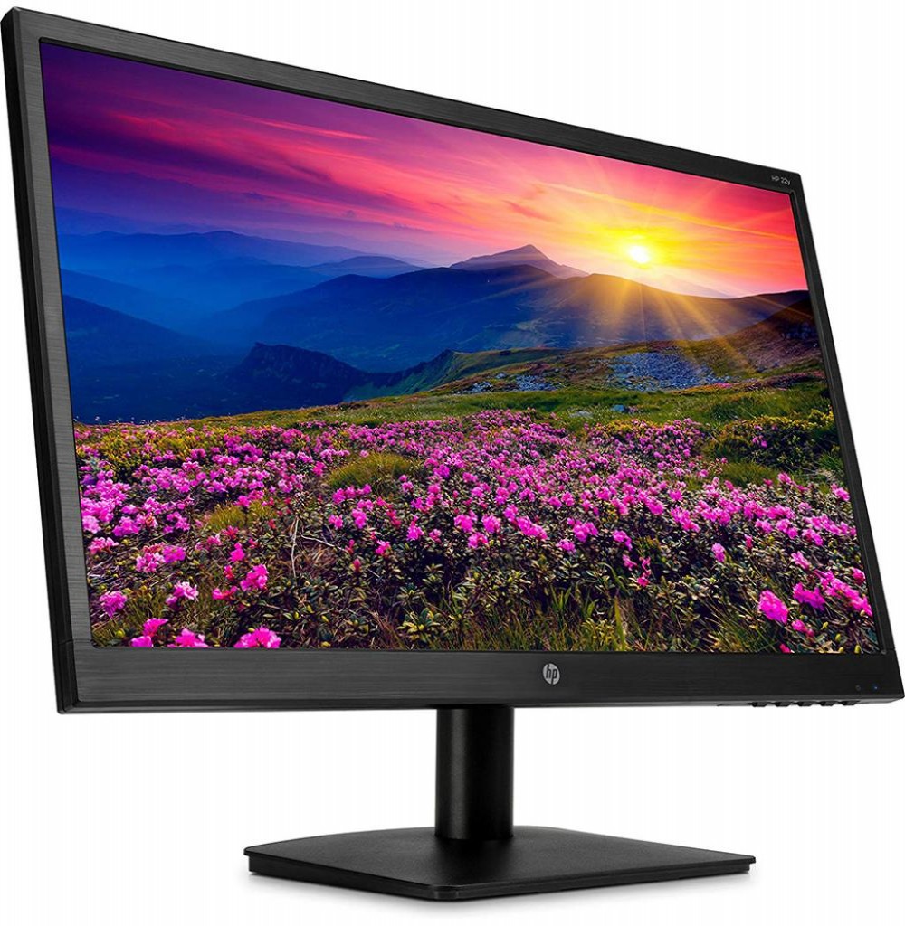 Monitor LED HP 22Y de 22" Full HD - VGA e DVI - 110/220V/Bivolt - Preto