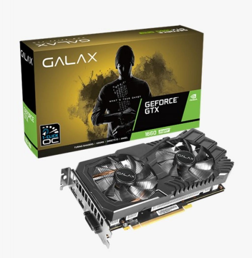 Placa De Vídeo  6gb Exp. Gf-Gtx1660 Super Galax 60SRL7DSY91S 1-Click Oc