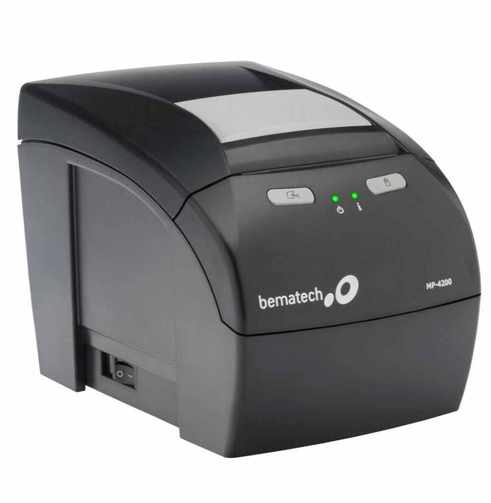 Impressora Térmica Bematech MP-4200 TH USB 100-240V / 50~60Hz - Preto 